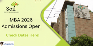 SOIL Institute of Management MBA Admission 2026 Ongoing; Apply Before October 11